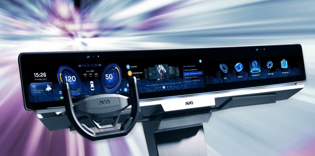 k1体育FIDM Plus 一体化显示方案导入AmLED显示技术并整合多项感测技术，打造沉浸式、互动的座舱体验