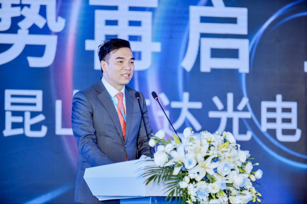 k1体育执行长暨总经理柯富仁于启用仪式致词