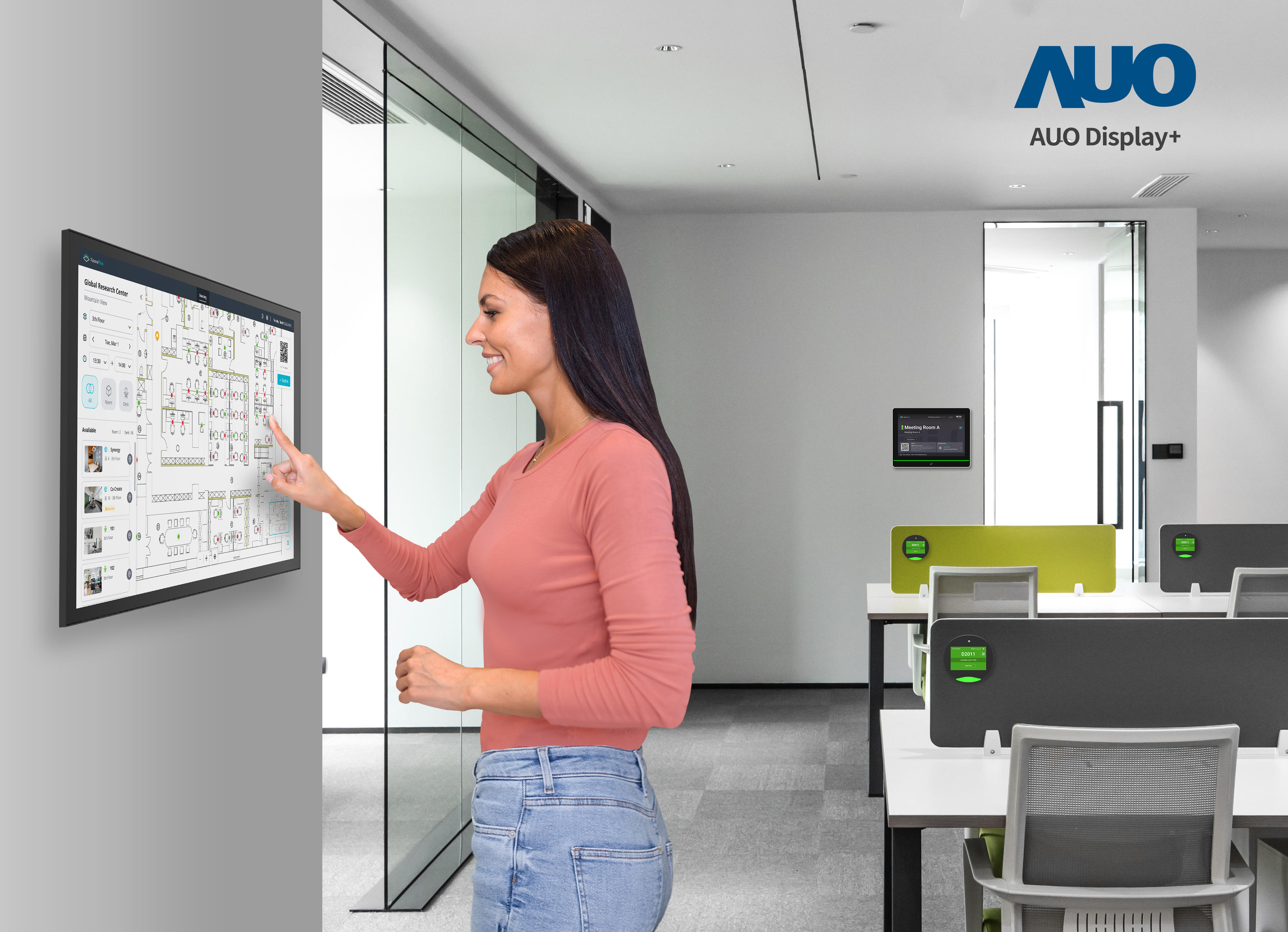 达擎会议空间管理解决方案可应用于空间预约和管理流程，将办公空间的查询、预约和保留等流程自动化，为用户提供更灵活、弹性的工作模式