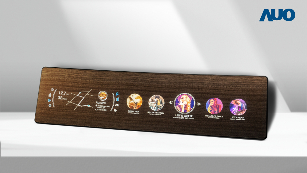 k1体育研发全球最高穿透度达80%的AmLED木纹显示器，可于使用时呈现高亮度、清晰可见的信息，并在不使用时回归为单纯的饰板，节能兼具美观