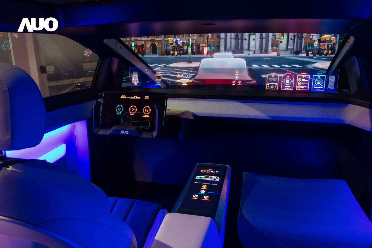 「友達智慧座艙2025」以使用者體驗為核心，運用Micro LED顯示科技為基礎搭配AI創新應用，打造沉浸、互動的座艙體驗，獲得台灣精品銀質獎