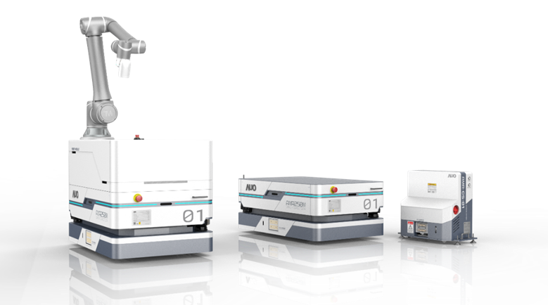 友達數位開發的自主式移動機器人（AMR250M），搭配全向輪並結合AI演算法、2D LiDAR、3D攝影機等技術，協助客戶實現產線全自動化